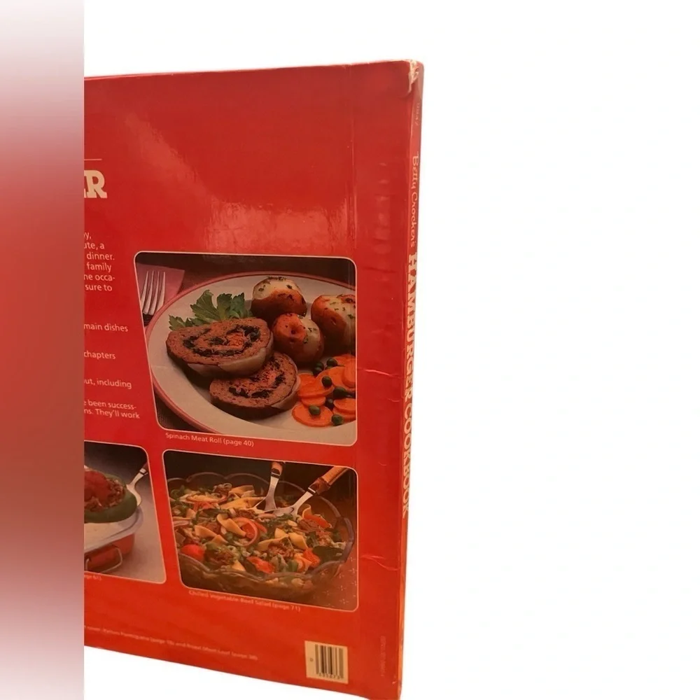 Lot of 2 Vintage Betty Crocker's Cookbooks - 1984 Chicken 1985 Hamburger